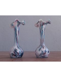 Vases en verrerie de Clichy (paire)