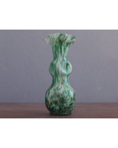 Vase en verre opalescent de Clichy ou Legras
