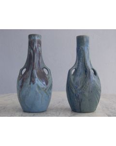 Vases de Denbac d'époque Art Nouveau (paire)