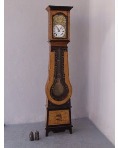 Pendule comtoise peinte XIXème