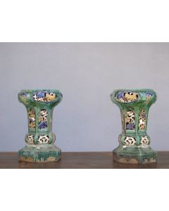 Sellettes céramique chinoise XIXème (paire)