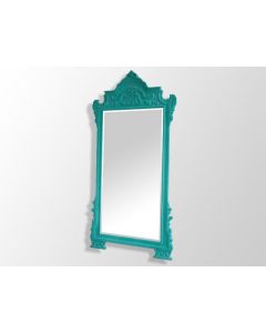 Miroir style Louis XV floqué Cyan