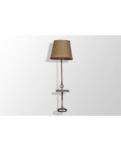 Pied de lampe 1950 pierre de lave