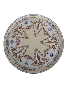 Plat décoratif XIXème en faïence