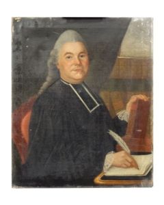 Portrait d'homme d'église début XIXème