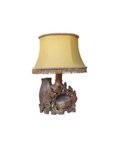 Lampe style asiatique pierre de lard