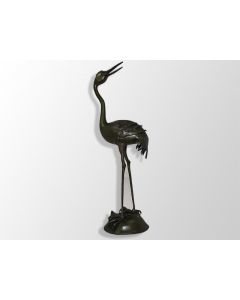 Bronze animalier au Héron Chine