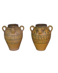 Pots en céramique Tunisienne 1900 (paire)