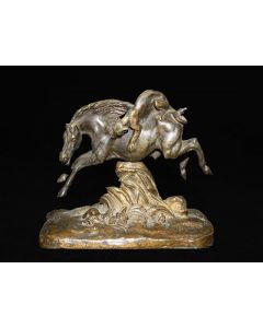 Bronze animalier XIXème non signé panthère