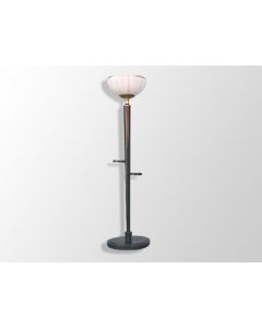 Lampadaire sur pied 1940 vasque opaline