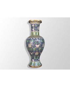 Vase en cloisonné époque fin XIXème
