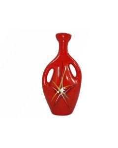 Vase en céramique rouge de Vallauris par André Baud