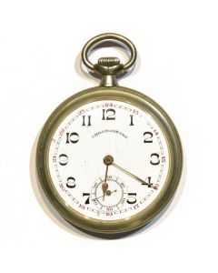 Montre à gousset chronomètre en argentan d'époque 1900