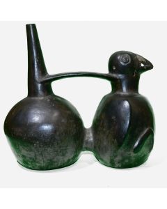 Vase sifflet zoomorphe Pérou culture Chimu