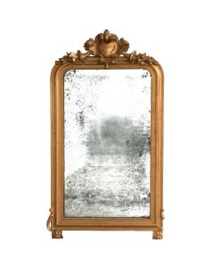 Miroir stuc doré époque Louis-Philippe XIXème