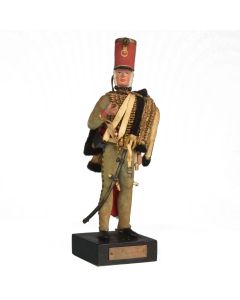 Soldat de plombs Napoléoniens Ier Empire Hussard Marcel Riffet peint à la main