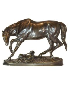 Cheval en bronze grand modèle par Pierre Lenordez (1815-1892) époque XIXème