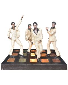 Lampe en résine art populaire pour les fans de John Travolta ou de la fièvre disco