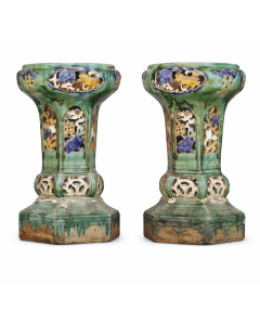 Sellettes céramique chinoise XIXème (paire)