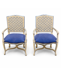2 fauteuils de style Louis XV maison Romèo