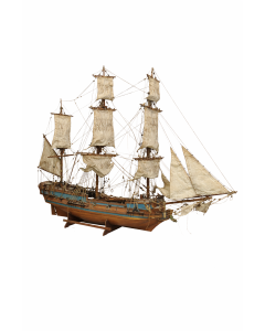 Maquette de bateau 3 mat La Licorne