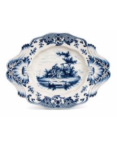 Plat en Delft d'époque XIXème