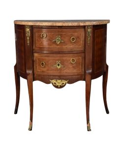 Commode de style Transition marqueté fin XIXème