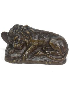 Bronze animalier au lion époque XIXème