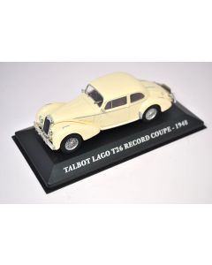 Voiture modèle réduit collection 1/43ème Talbot Lago T26 Record coupé de 1948
