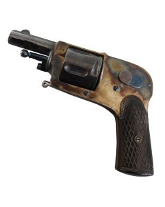 Arme ancienne revolver de dame dans son étui début XXème