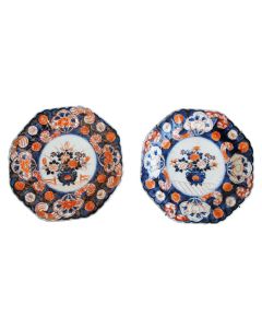 Assiettes Japon Imari en paire époque XIXème