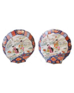 Assiettes Japon en paire époque XIXème