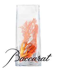 Vase en cristal de Baccarat forme carrée