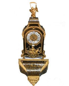 Pendule cartel époque Louis XIV marqueterie Boulle XVIIème