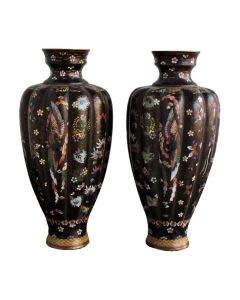 Vases Chinois Cloisonné époque XIXème (paire)