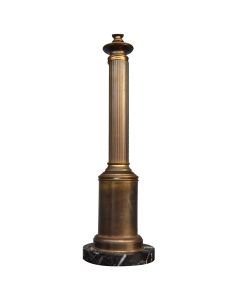 Pied de lampe en bronze socle marbre style Empire