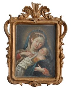 Maternité d'époque XVIIIème huile sur toile