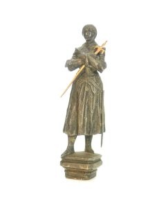 Sceau à cacheter (seal) collection métal bronze début XXème Jeanne d'Arc