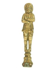 Sceau à cacheter (seal) collection bronze doré début XXème jeune paysan