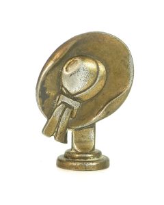 Sceau à cacheter (seal) collection bronze début XXème au chapeau