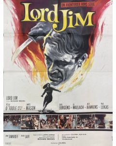 Affiche de cinéma des années 60 Lord Jim