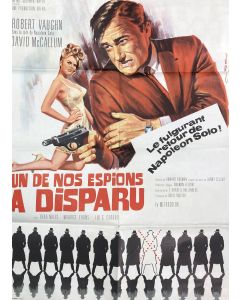 Affiche de cinéma des années 60 un de nos espions a disparu