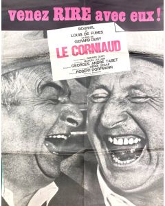 Affiche de cinéma des années 60 Le Corniaud