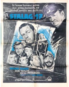 Affiche de cinéma des années 60 stalag 17