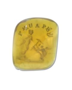 Médaillon en intaille de pierre dure au décor du mythe de Sisyphe