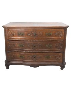 Commode liégeoise en chêne Louis XVI époque XVIIIème