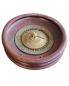 Jeu de roulette ancien en bois et métal début XXème