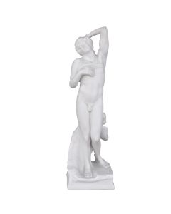 Michel-Ange esclave mourant statue en biscuit 1900 