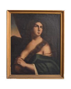 Portrait de jeune femme époque XIXème
