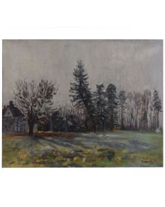 Paysage par Charles Bousquet école Française 